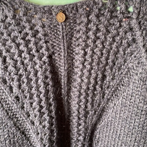 Soft surroundings women’s blue mohair blend knitted sweater in size large, tag - Picture 5 of 11